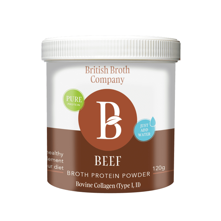 Dehydrated Beef Broth 120g pot Free Scoop Easy To Use