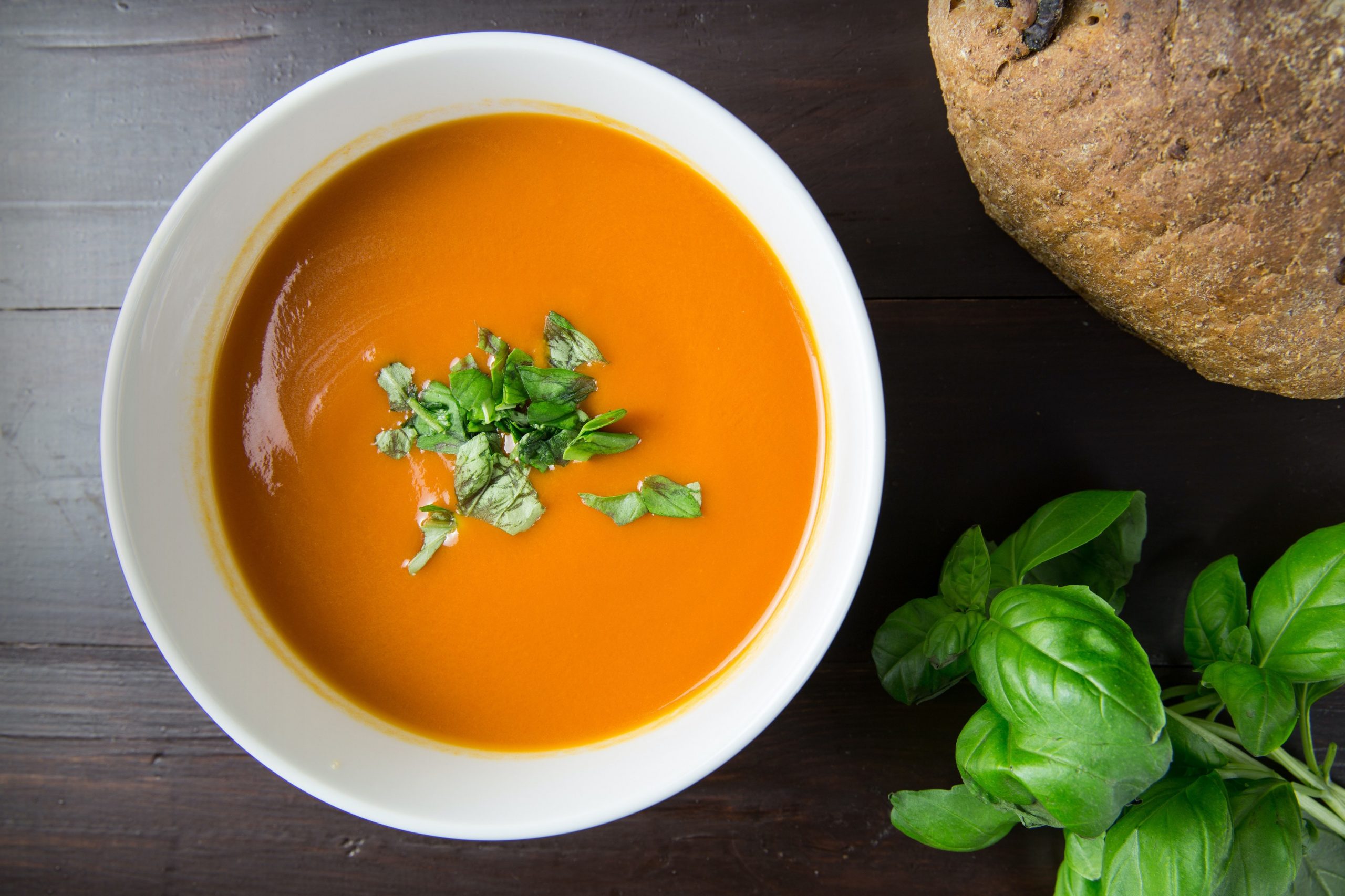 Spicy Pumpkin & Carrot Bone Broth Soup